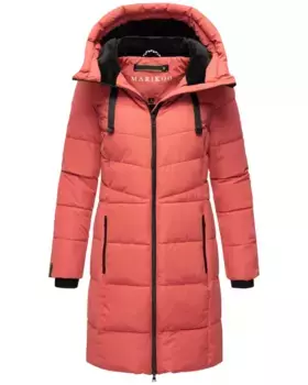 Зимняя куртка Marikoo "Natsukoo XVI", стеганое пальто с большим капюшоном, цвет Rouge