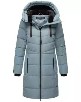 Зимняя куртка Marikoo "Natsukoo XVI", стеганое пальто с большим капюшоном, голубой
