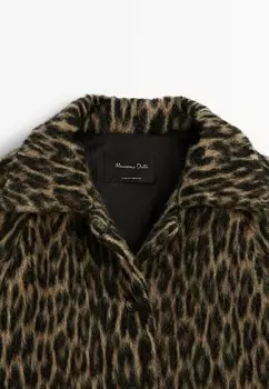Зимняя куртка Massimo Dutti, пестрый коричневый