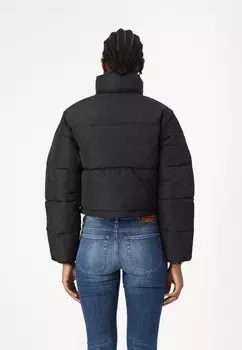 Зимняя куртка MATTE CROPPED PUFFER Calvin Klein Jeans, черный
