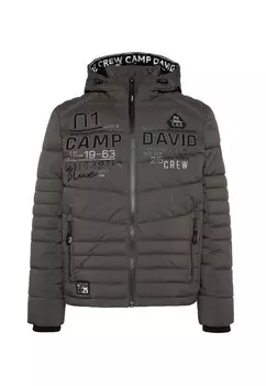 Зимняя куртка MIT KAPUZE IM SKI-DESIGN Camp David, цвет Mottled Anthracite