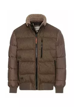 Зимняя куртка MIT STEHKRAGEN camel active, коричневый