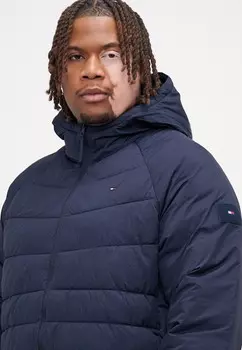 Зимняя куртка MIX QUILT HOODED JACKET Tommy Hilfiger, темно-синий