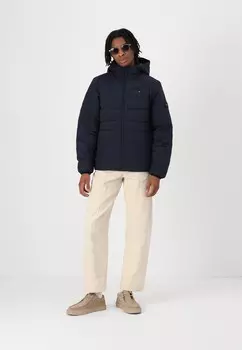 Зимняя куртка MIX QUILT HOODED Tommy Hilfiger, темно-синий