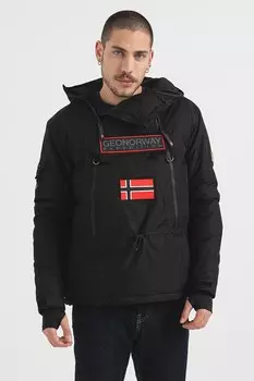 Зимняя куртка на молнии Benyamine Geo Norway, черный