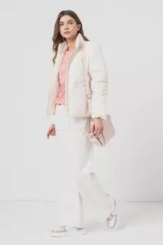 Зимняя куртка на синтепоне и боковых карманах Mustang, бежевый