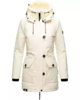 Зимняя куртка Navahoo "Freezestoorm", с капюшоном, водонепроницаемая зимняя куртка на теплой подкладке, белый