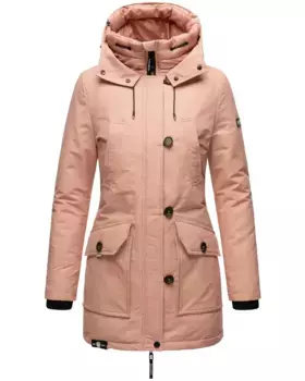 Зимняя куртка Navahoo "Freezestoorm", с капюшоном, водонепроницаемая зимняя куртка на теплой подкладке, розовый