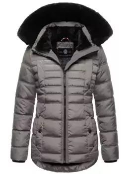 Зимняя куртка Navahoo "Лиссандра" с высококачественной стеганой отделкой, серый