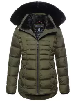 Зимняя куртка Navahoo "Лиссандра" с высококачественной стеганой отделкой, оливковый