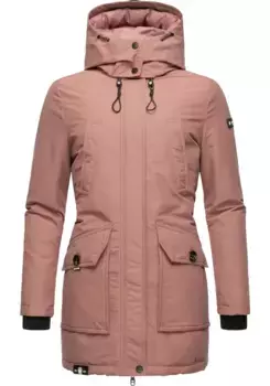 Зимняя куртка Navahoo "Метель", с капюшоном, на теплой подкладке, водонепроницаемое зимнее пальто, терракотовый