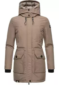 Зимняя куртка Navahoo "Метель", с капюшоном, на теплой подкладке, водонепроницаемое зимнее пальто, серый