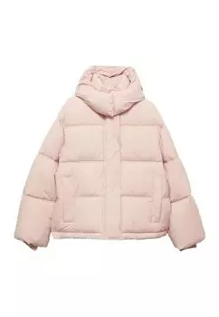Зимняя куртка NEPAL Mango, светло-розовый