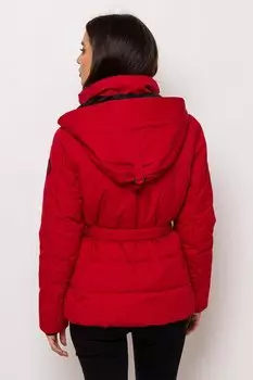 Зимняя куртка Noppa с поясом и синтепоном Heavy Tools, красный