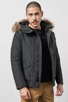 Зимняя куртка Northen с капюшоном Woolrich, серый