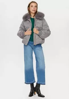 Зимняя куртка NUHURDA Nmph, серый