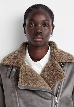 Зимняя куртка ONLBETTY BONDED OVERSIZED AVIATOR ONLY, коричневый