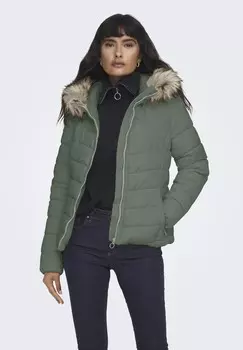 Зимняя куртка ONLELLAN HOOD LIFE ONLY, светло-зеленый