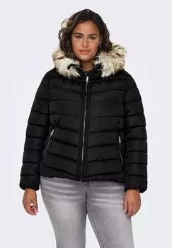 Зимняя куртка ONLY Carmakoma CARNEWELLAN QUILTED, черный