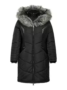 Зимняя куртка ONLY Carmakoma, черный