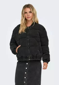 Зимняя куртка ONLY, черный деним