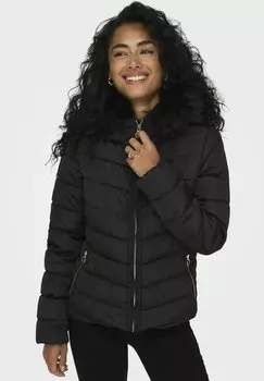 Зимняя куртка ONLY WATTIERTE GESTEPPTE, черный