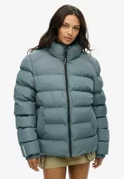 Зимняя куртка OVERSIZED PUFFER Superdry, синий