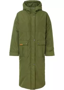 Зимняя куртка оверсайз на подкладке John Baner Jeanswear, зеленый