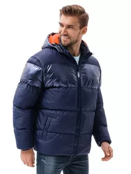 Зимняя куртка оверсайз Ombre, синий