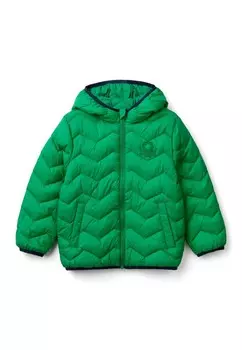 Зимняя куртка PADDED United Colors of Benetton, зеленый