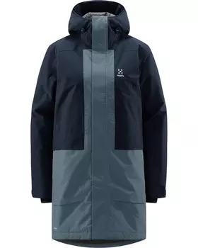 Зимняя куртка-парка с защитой от саликса Haglfs, синий