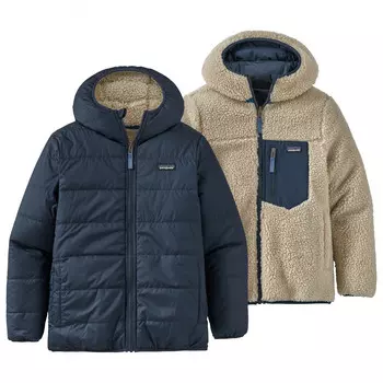 Зимняя куртка Patagonia Boy's Reversible Ready Freddy Hoody, цвет New Navy