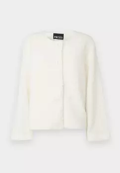 Зимняя куртка PCAUBA JACKET Pieces, кремовый