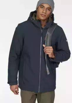 Зимняя куртка Polarino с капюшоном, водоотталкивающая, ветронепроницаемая и дышащая, цвет морской волны