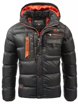 Зимняя куртка повседневного кроя Geographical Norway, черный
