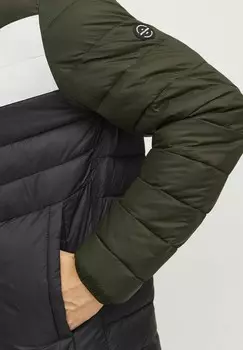 Зимняя куртка PUFFER Jack & Jones, цвет Mottled Black