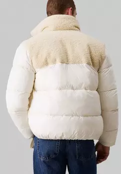 Зимняя куртка PUFFER JACKET Calvin Klein Jeans, кремовый