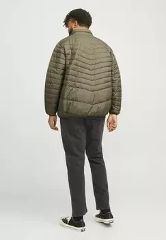 Зимняя куртка PUFFER PLUS SIZE Jack & Jones, хаки