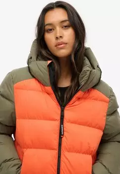 Зимняя куртка PUFFER Superdry, хаки