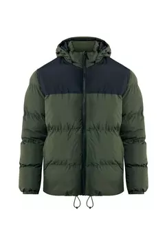 Зимняя куртка PUFFER WITH DETACHABLE HOOD Mexx, зеленый