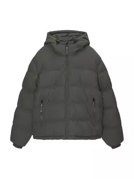 Зимняя куртка Pull&Bear, темно-серый