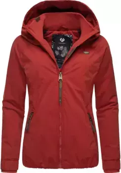 Зимняя куртка Ragwear "Dizzie Winter", с капюшоном, непромокаемая уличная куртка с капюшоном на зиму, красный