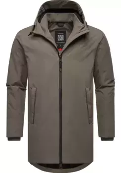 Зимняя куртка Ragwear "Frydo", с капюшоном, стильная мужская уличная куртка с большим капюшоном, цвет Mokka