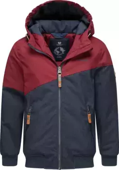 Зимняя куртка Ragwear "Jowell", с капюшоном, спортивная зимняя куртка для активного отдыха с капюшоном, красный