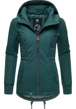 Зимняя куртка Ragwear "ЮМ-Данка", с капюшоном, стильная зимняя уличная куртка с капюшоном, зеленый