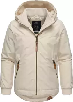 Зимняя куртка Ragwear "Кристла", с капюшоном, куртка с капюшоном на флисовой подкладке, бежевый