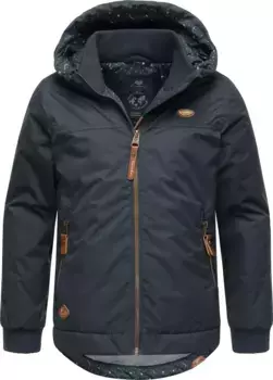 Зимняя куртка Ragwear "Кристла", с капюшоном, куртка с капюшоном на флисовой подкладке, цвет морской волны