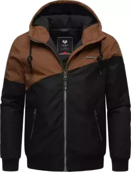 Зимняя куртка Ragwear "Крылья" с капюшоном, стильная мужская уличная куртка с большим капюшоном, цвет Erdfarben