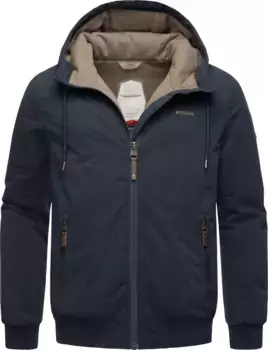 Зимняя куртка Ragwear "Мэдди", с капюшоном, стильная мужская уличная куртка с большим капюшоном, цвет морской волны