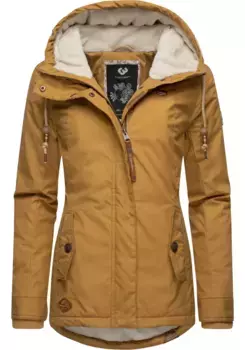 Зимняя куртка Ragwear "Monade" с капюшоном, женская зимняя парка с капюшоном на флисовой подкладке, цвет Sand